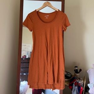 Burnt orange dress